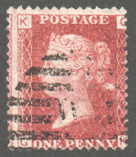 Great Britain Scott 33 Used Plate 101 - GK - Click Image to Close